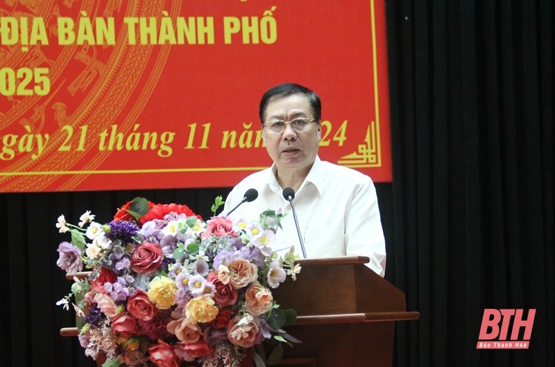 Thành ủy TP Thanh Hóa triển khai, quán triệt Nghị quyết về xây dựng “Xã, phường không ma túy”