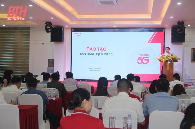 Viettel Thanh Hóa đào tạo, tập huấn triển khai dịch vụ 5G