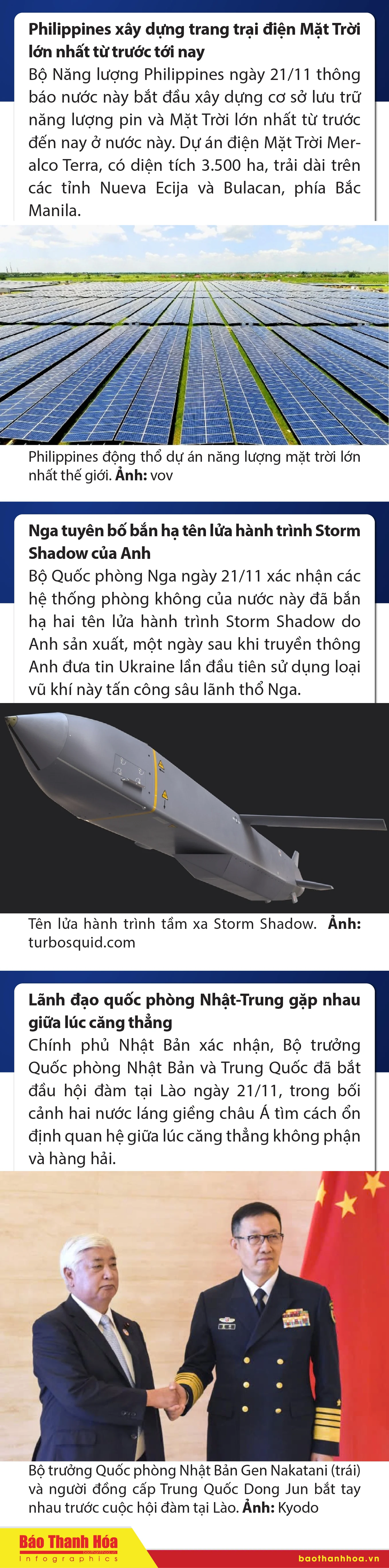 Sự kiện nổi bật trong nước, quốc tế ngày 21/11
