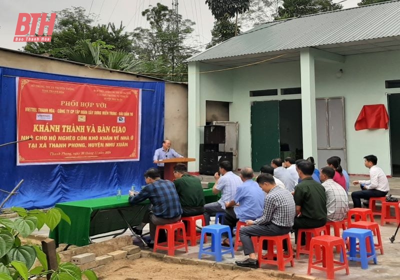 Khánh thành, bàn giao nhà ở cho hộ gia đình có hoàn cảnh khó khăn tại Như Xuân