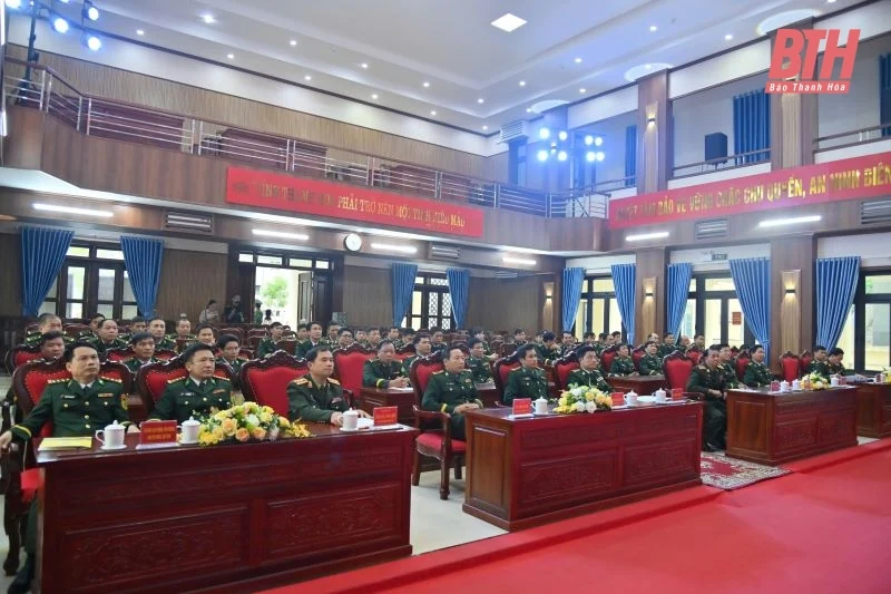 Bộ Chỉ huy Bộ đội Biên phòng m88 the thao đón nhận Huân chương Chiến công hạng Nhì của Bộ Quốc phòng Lào