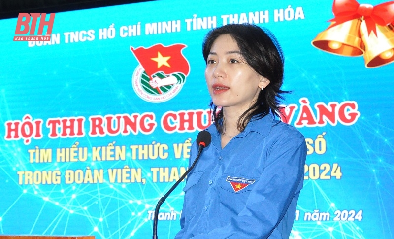 Sôi nổi Hội thi Rung chuông vàng tìm hiểu kiến thức về chuyển đổi số