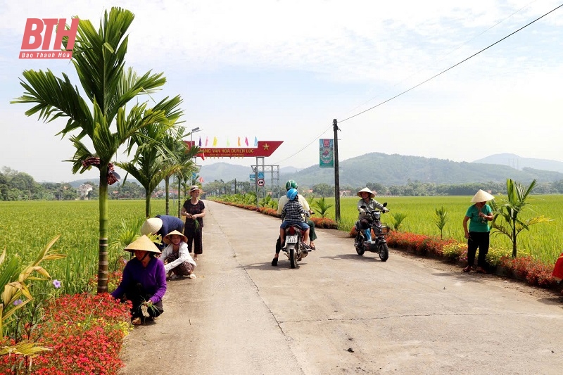 Cuộc thi “Tuyến đường kiểu mẫu tiêu biểu huyện Yên Định” năm 2024