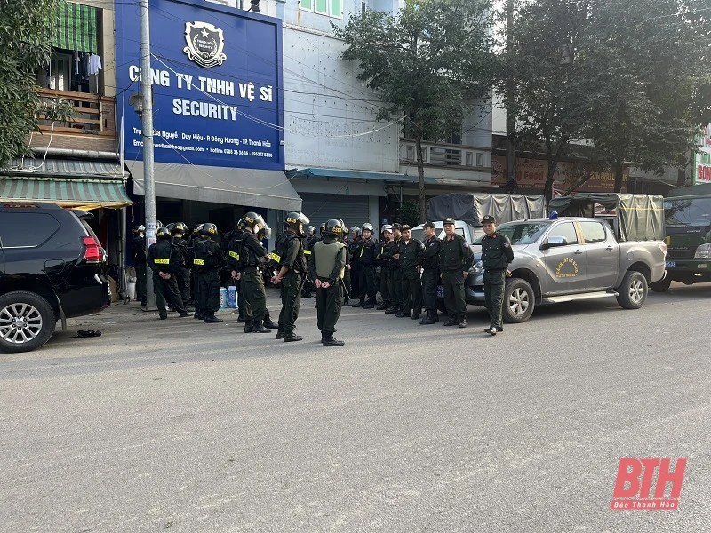 Cảnh sát khám xét Công ty TNHH Vệ sĩ Security