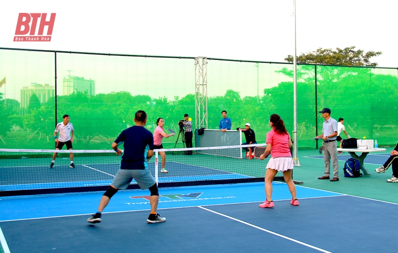 Giải Pickleball Truyền hình Thanh Hóa - Doanh nhân trẻ năm 2024 thành công tốt đẹp