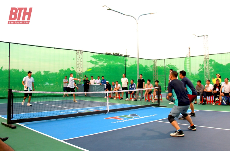 Giải Pickleball Truyền hình Thanh Hóa - Doanh nhân trẻ năm 2024 thành công tốt đẹp