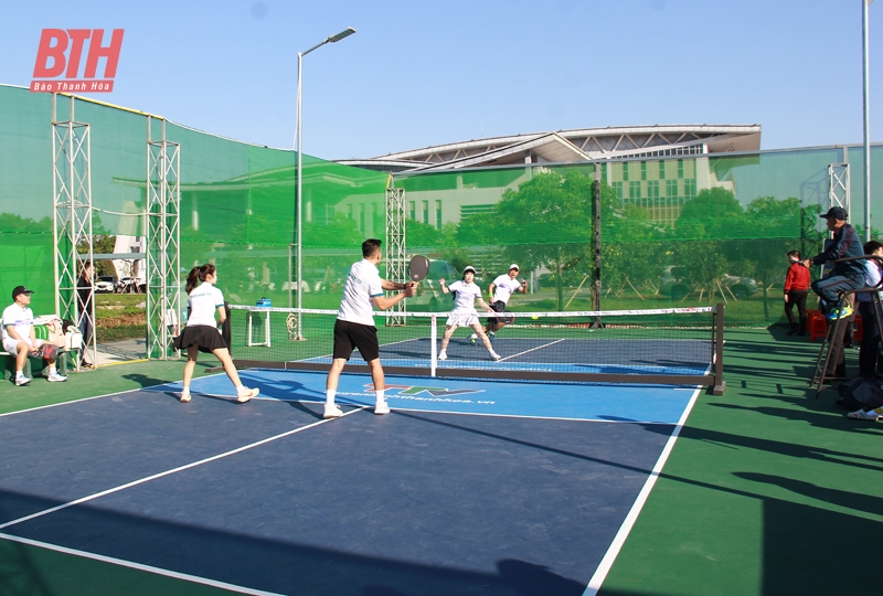 Khai mạc Giải Pickleball Truyền hình Thanh Hóa - Doanh nhân trẻ lần thứ nhất năm 2024