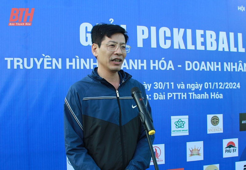 Khai mạc Giải Pickleball Truyền hình Thanh Hóa - Doanh nhân trẻ lần thứ nhất năm 2024