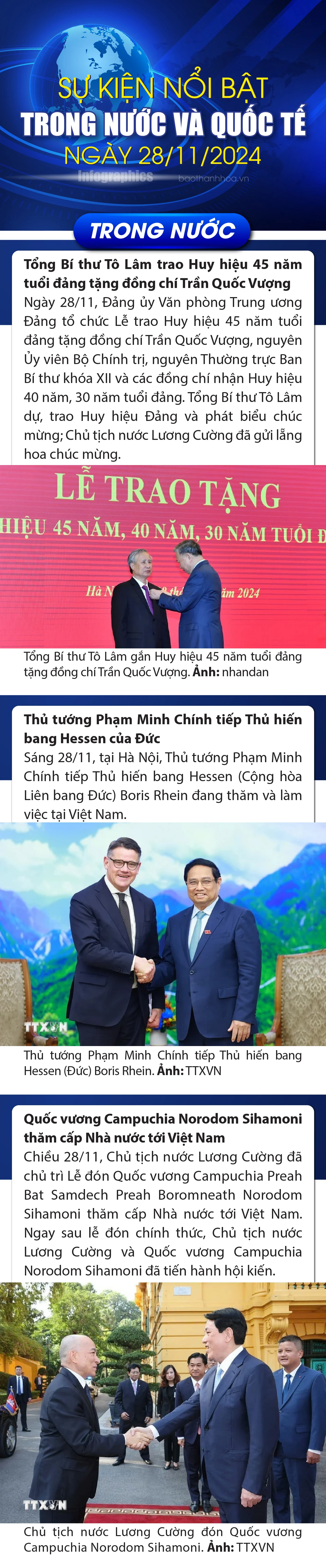 Sự kiện nổi bật trong nước, quốc tế m88 cá cược thể thao trực tuyến 28/11
