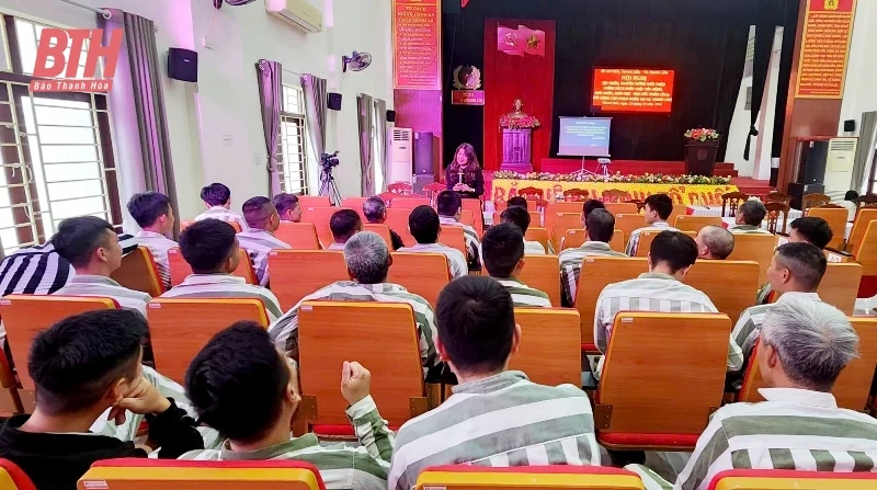 Thiết thực các hoạt động văn m88 cá cược thể thao trực tuyến, truyền thông tại Trại giam Thanh Lâm