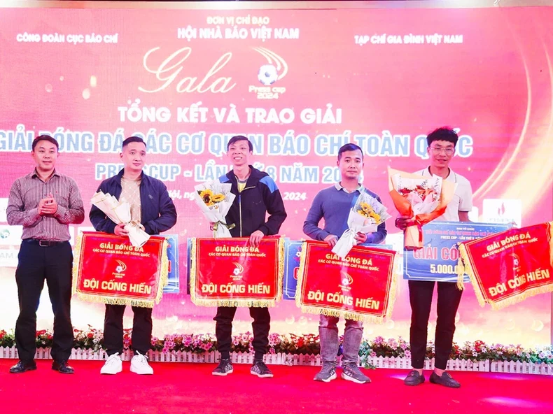 Bế mạc Giải bóng đá các cơ quan báo chí toàn quốc Press Cup 2024