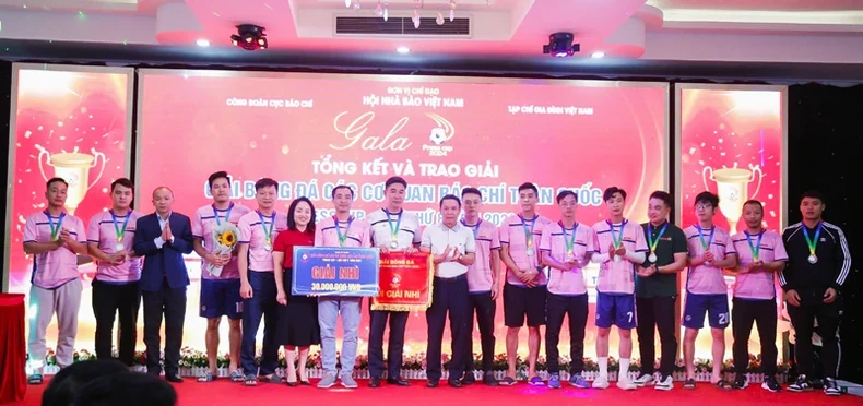 Bế mạc Giải bóng đá các cơ quan báo chí toàn quốc Press Cup 2024