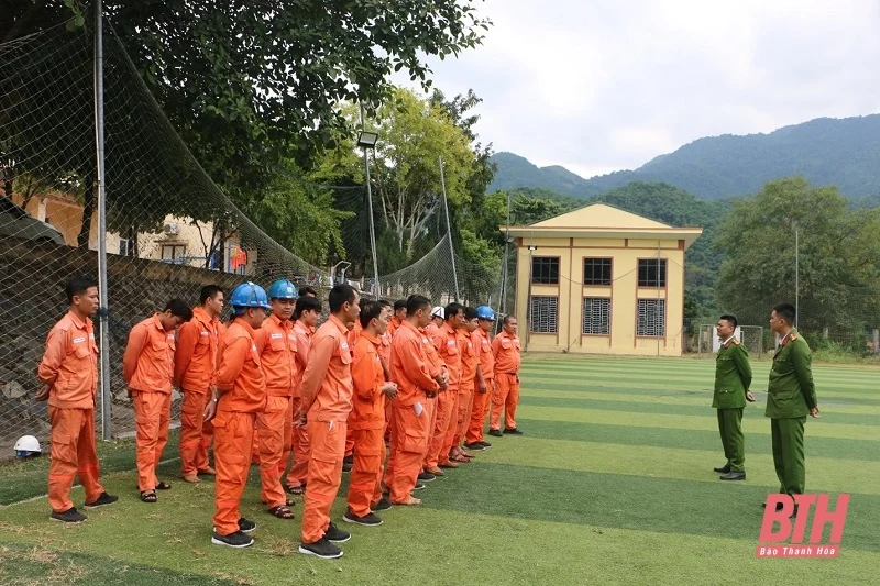 Công ty TNHH MTV Thủy điện Trung Sơn hoàn thành huấn luyện nghiệp vụ PCCC&CNCH năm 2024
