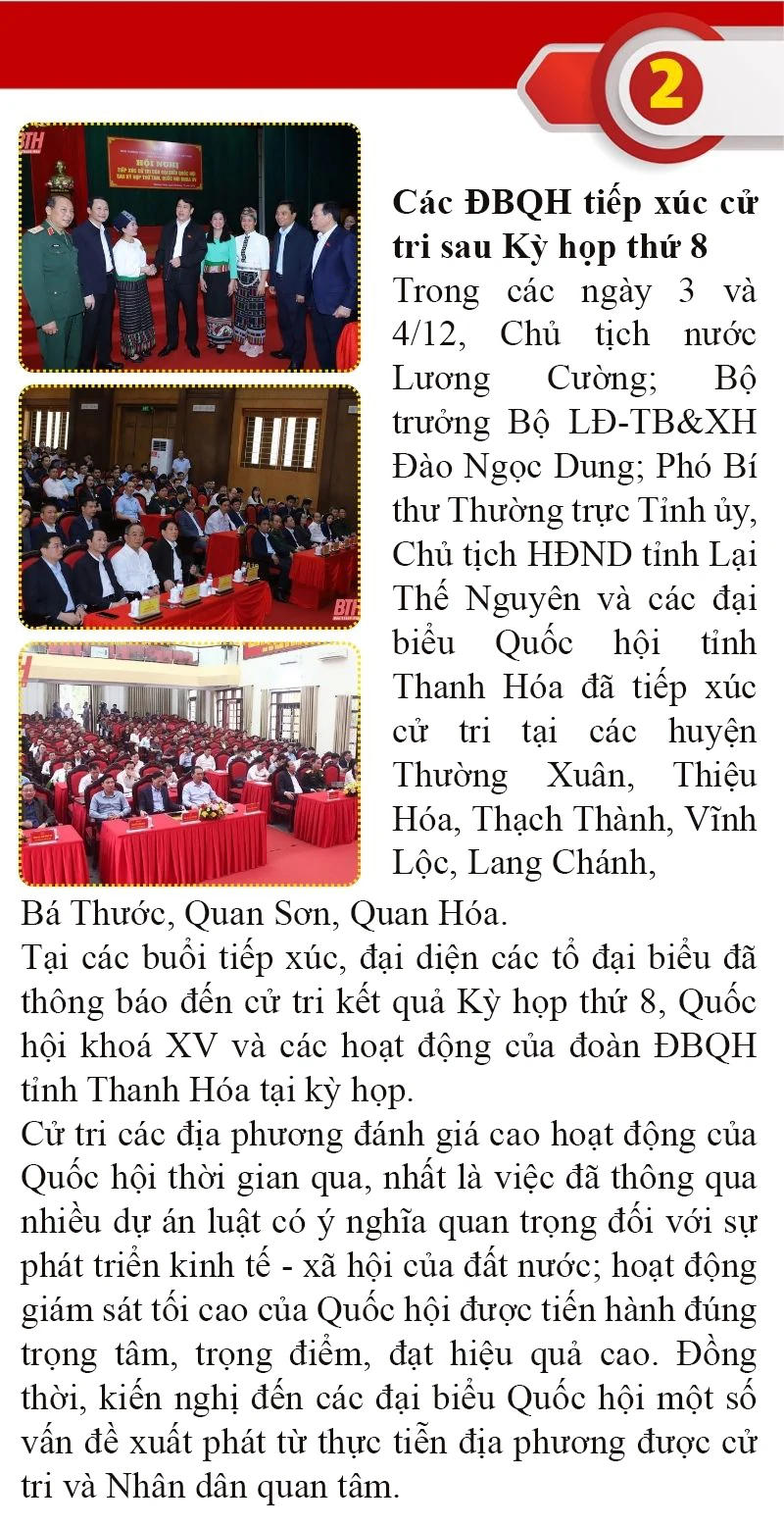 Những sự kiện nổi bật trong tuần