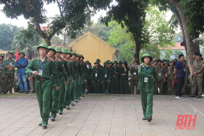 Khai mạc Hội thi giáo dục Quốc phòng và An ninh học sinh THPT tỉnh Thanh Hóa năm 2024