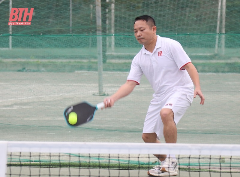 Khai mạc Giải Pickleball chào mừng kỷ niệm 43 năm ngày thành lập thị xã Bỉm Sơn