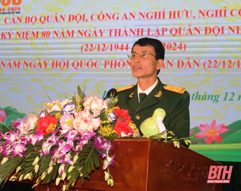 Hà Trung gặp mặt cán bộ Quân đội, Công an nghỉ hưu 