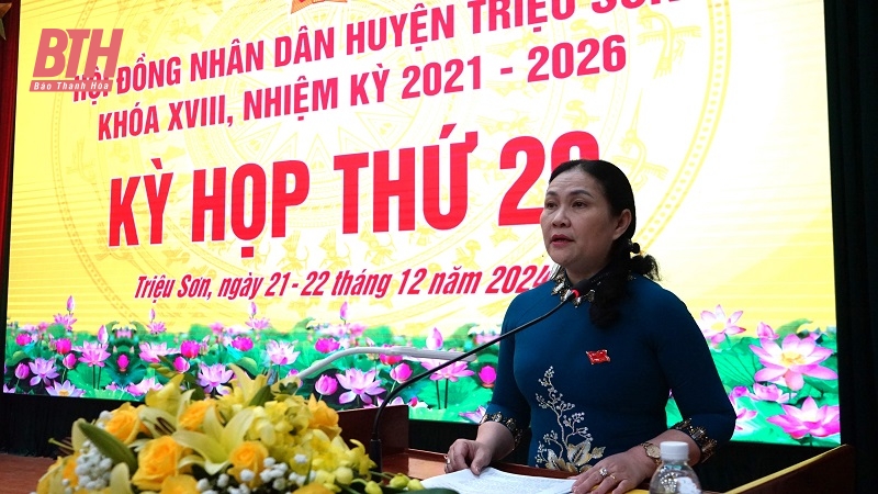 Huyện Triệu Sơn hoàn thành và hoàn thành vượt mức 25/25 chỉ tiêu