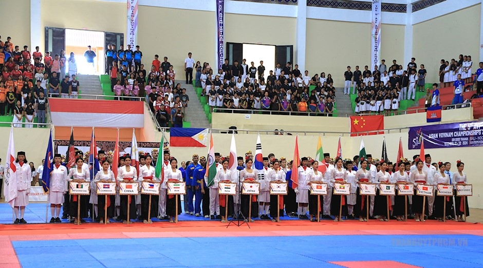 VĐV Thanh Hóa giành 2 HCV tại Giải vô địch Vovinam châu Á 2024