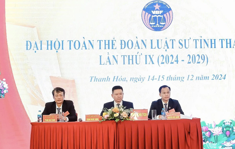 Đoàn Luật sư tỉnh Thanh Hóa có chủ nhiệm mới