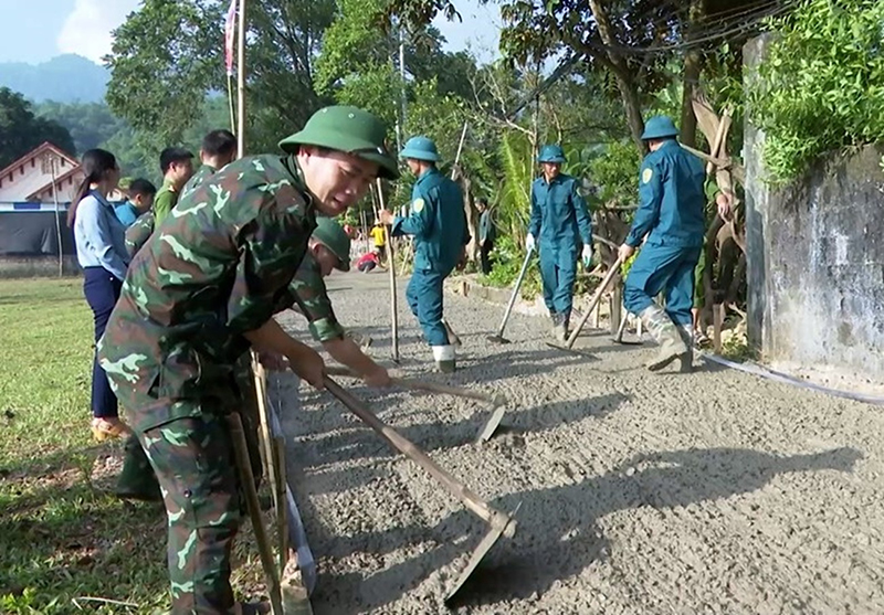 Lực lượng vũ trang tỉnh đẩy mạnh học và làm theo Bác