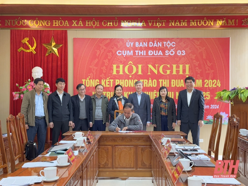 Cụm thi đua số 3, Ủy ban Dân tộc tổng kết phong trào thi đua năm 2024, triển khai nhiệm vụ năm 2025