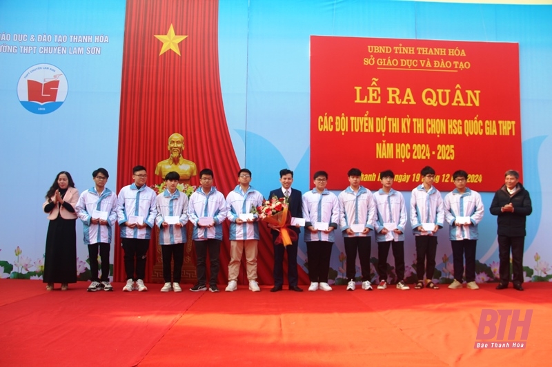 Thanh Hóa ra quân các đội tuyển tham dự Kỳ thi chọn học sinh giỏi Quốc gia năm học 2024-2025