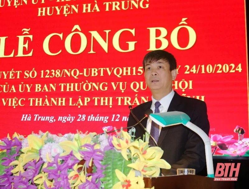 Công bố thành lập thị trấn m88 trang chủ và thị trấn Hà Lĩnh