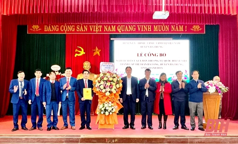 Công bố thành lập thị trấn m88 trang chủ và thị trấn Hà Lĩnh