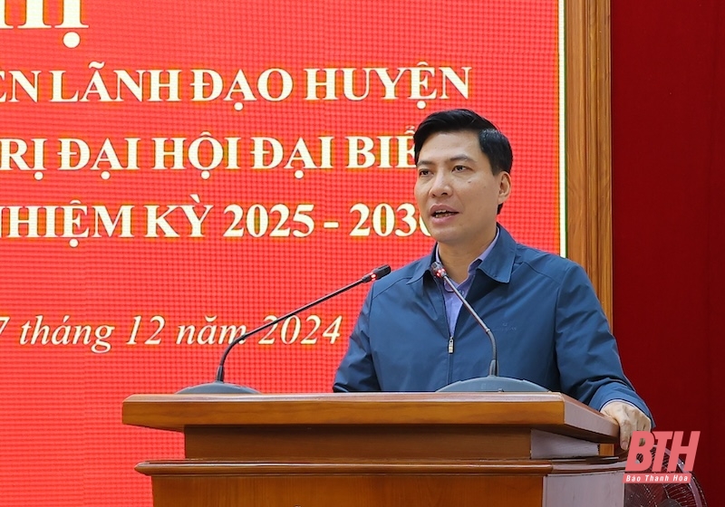 Đóng góp ý kiến vào dự thảo Báo cáo chính trị Đại hội Đảng bộ huyện Thiệu Hóa lần thứ XXI