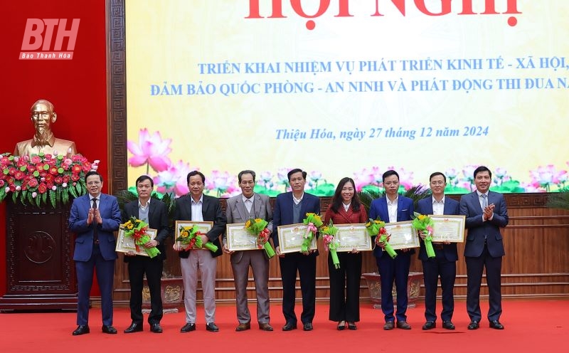 Thiệu Hoá phấn đấu hoàn thành chỉ tiêu phát triển kinh tế, xã hội, quốc phòng, an ninh năm 2025