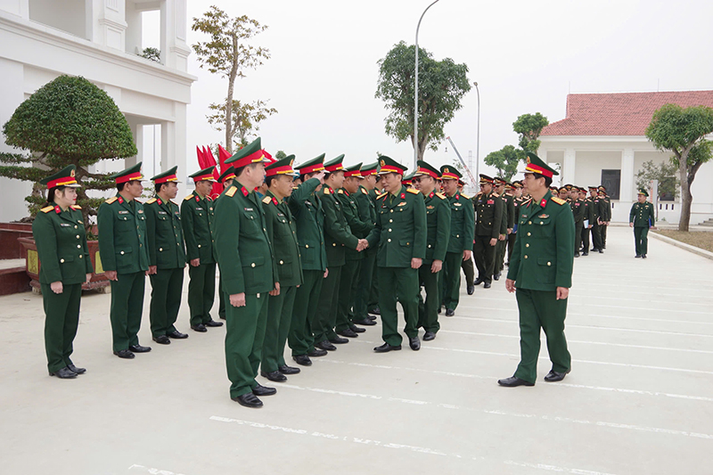 Đoàn học viên Quân đội Nhân dân Lào nghiên cứu thực tế tại tỉnh Thanh Hóa