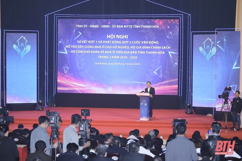 Thanh Hóa tiếp nhận hơn 172 tỷ 358 triệu đồng ngay sau phát động đợt 2 Cuộc vận động hỗ trợ xây dựng nhà ở cho hộ nghèo, hộ gia đình chính sách, hộ còn khó khăn về nhà ở