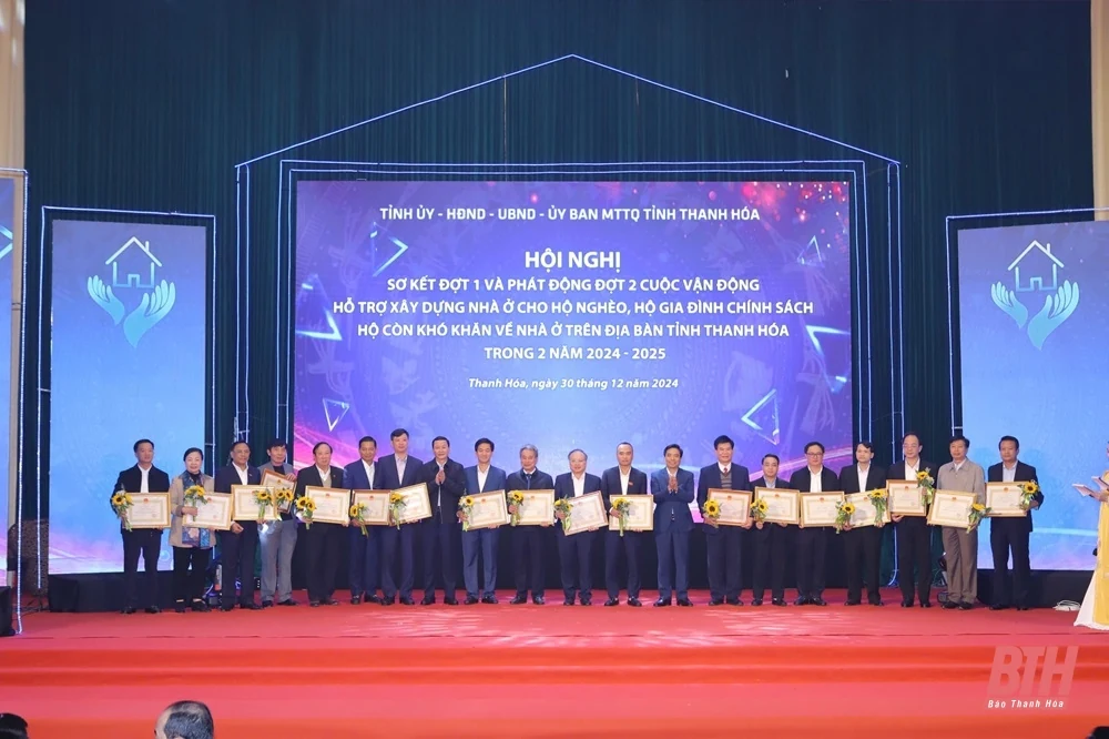 Thanh Hóa tiếp nhận hơn 172 tỷ 358 triệu đồng ngay sau phát động đợt 2 Cuộc vận động hỗ trợ xây dựng nhà ở cho hộ nghèo, hộ gia đình chính sách, hộ còn khó khăn về nhà ở