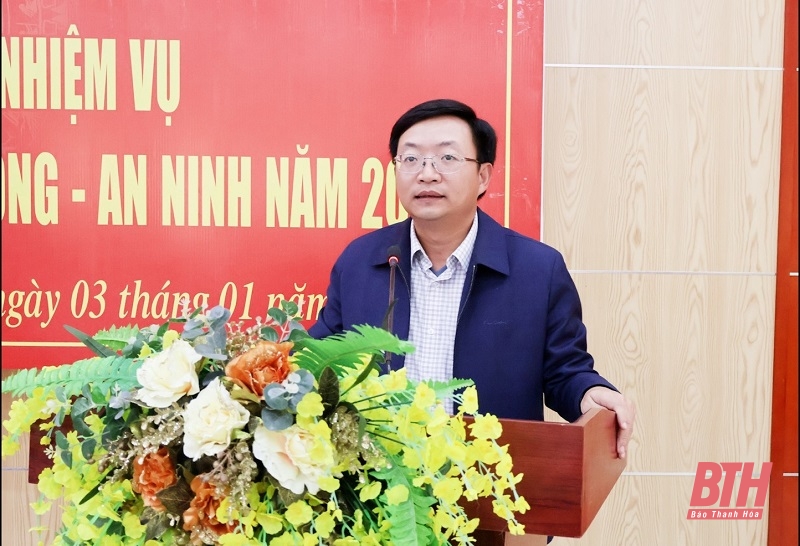 Thị xã Nghi Sơn triển khai nhiệm vụ năm 2025