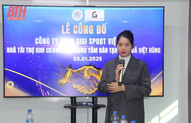 Công ty TNHH Gigi Sport Việt Nam - Nhà tài trợ kim cương cho Trung tâm đào tạo bóng đá Việt Hùng