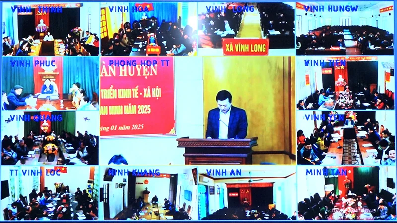 Vĩnh Lộc triển khai nhiệm vụ phát triển kinh tế - xã dang nhap m88, quốc phòng - an ninh năm 2025