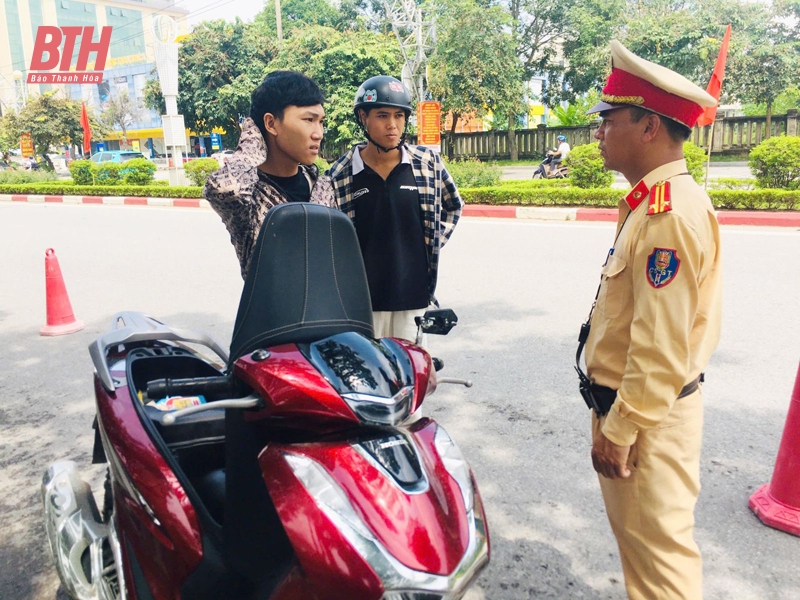 TP Thanh Hóa: Ý thức chấp hành Luật trật tự, an toàn giao thông của người dân được nâng cao