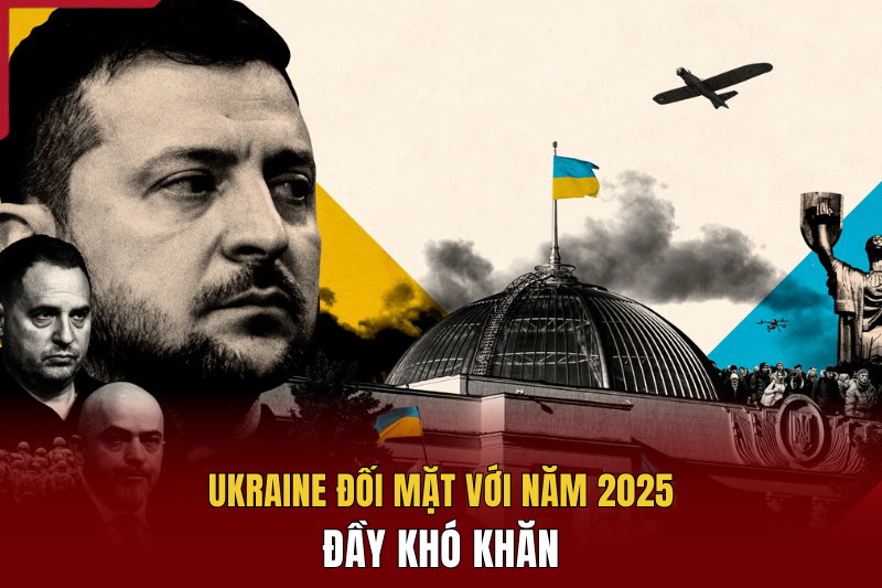 Ukraine đối mặt với năm 2025 đầy khó khăn