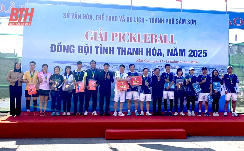 Giải Pickleball đồng đội tỉnh Thanh Hóa năm 2025 thành công tốt đẹp