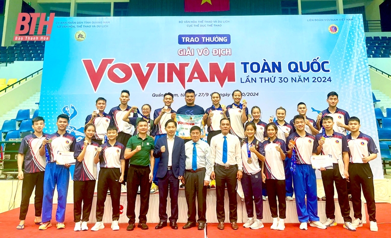 Vovinam Thanh Hóa giữ vững vị thế tốp đầu toàn quốc