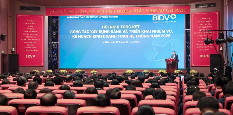 BIDV Thanh Hóa là đơn vị kinh doanh xuất sắc đứng đầu cụm Bắc Trung Bộ năm 2024