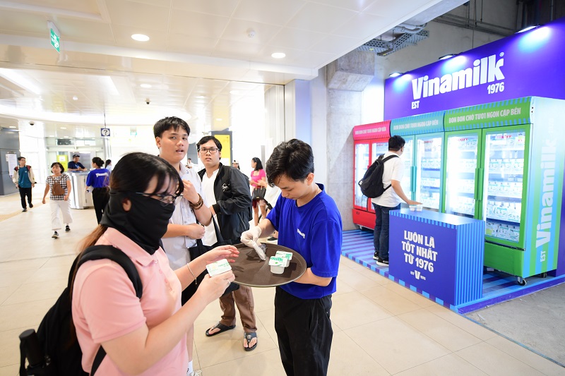 Cùng Vinamilk check-in metro Bến Thành - Suối Tiên