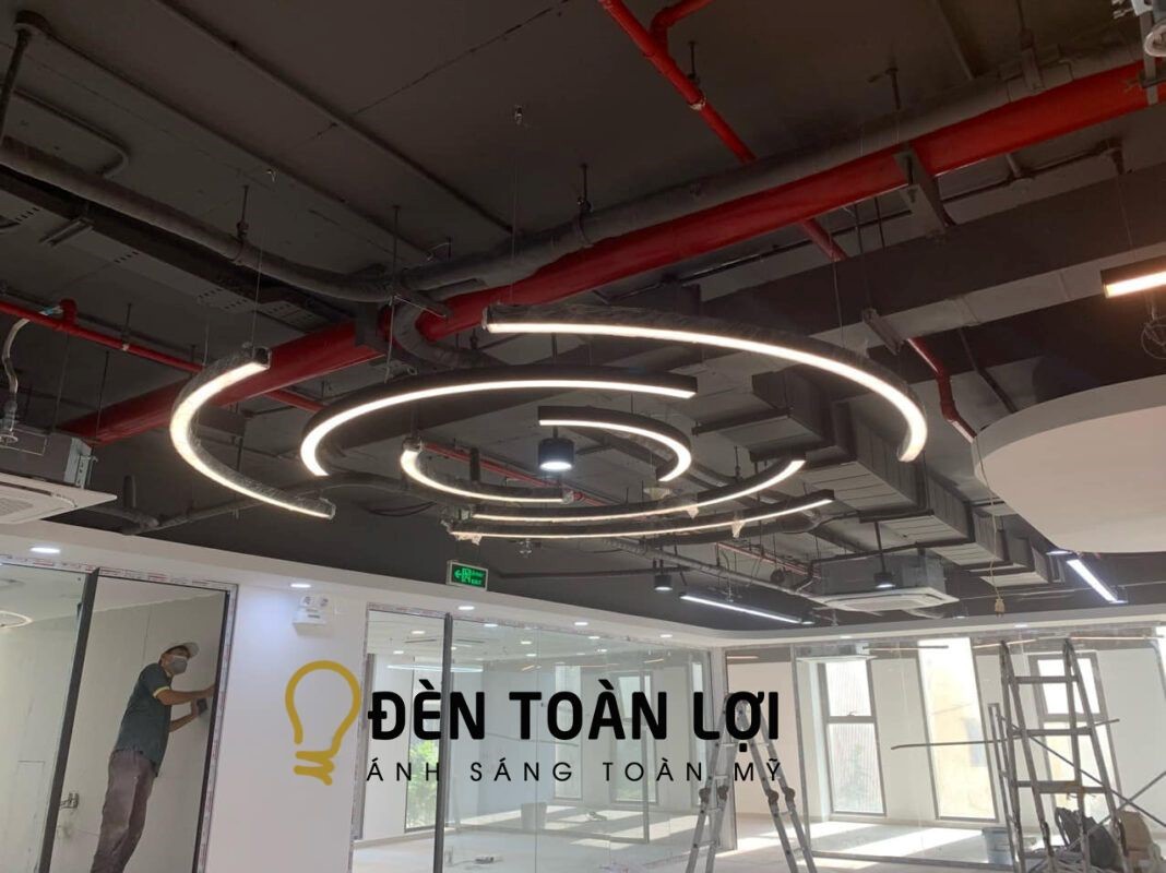 Bộ sưu tập mẫu đèn thả văn phòng đẹp, bán chạy tại showroom Đèn Toàn Lợi