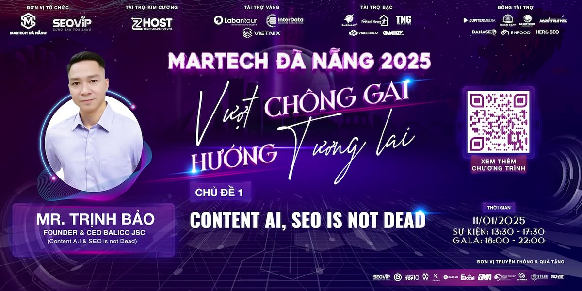 Martech Đà Nẵng 2025: Gặp gỡ các chuyên gia lĩnh vực marketing & công nghệ