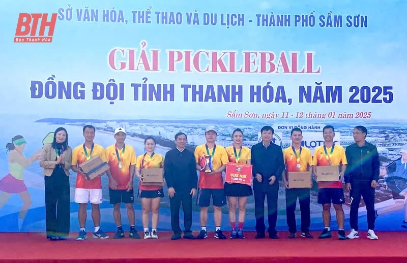 Giải Pickleball đồng đội tỉnh Thanh Hóa năm 2025 thành công tốt đẹp
