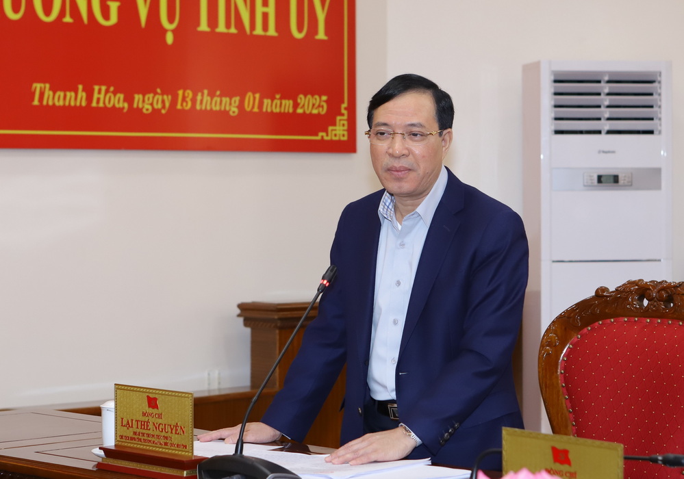 Ban Thường vụ Tỉnh ủy cho ý kiến vào Dự thảo lần 3 Báo cáo chính trị trình Đại hội Đảng bộ tỉnh lần thứ XX