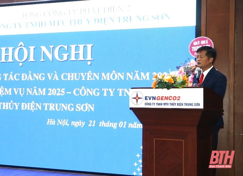 Thủy điện Trung Sơn phấn đấu đạt cao nhất kế hoạch sản xuất năm 2025