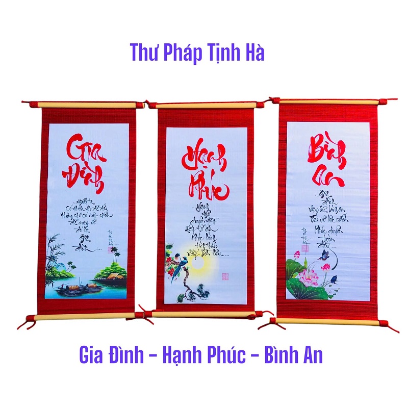 Thư pháp Tịnh Hà - Địa chỉ thuê ông đồ viết chữ Tết đẹp nhất TP HCM