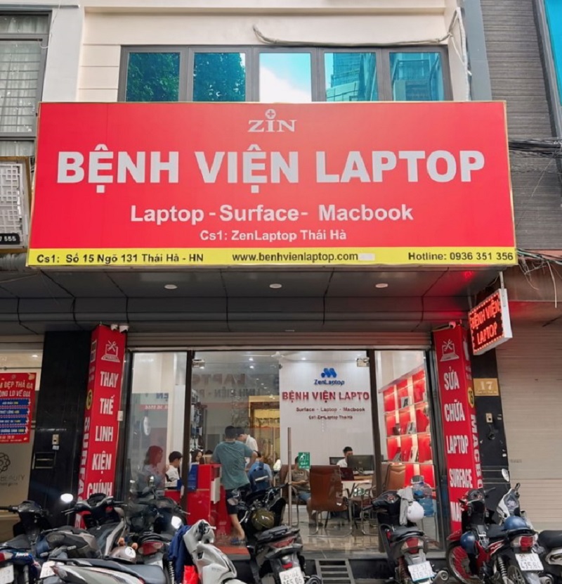 Đơn vị sửa chữa laptop uy tín Hà Nội - Bệnh viện laptop Zin